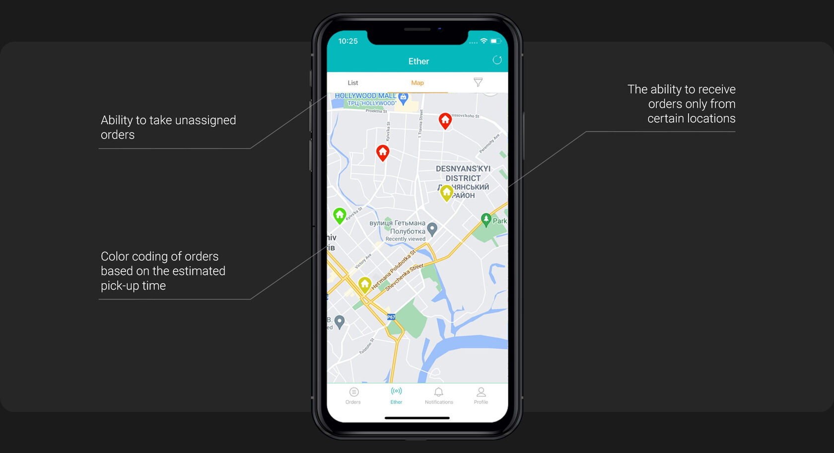 Dots Delivery App — screenshot 2