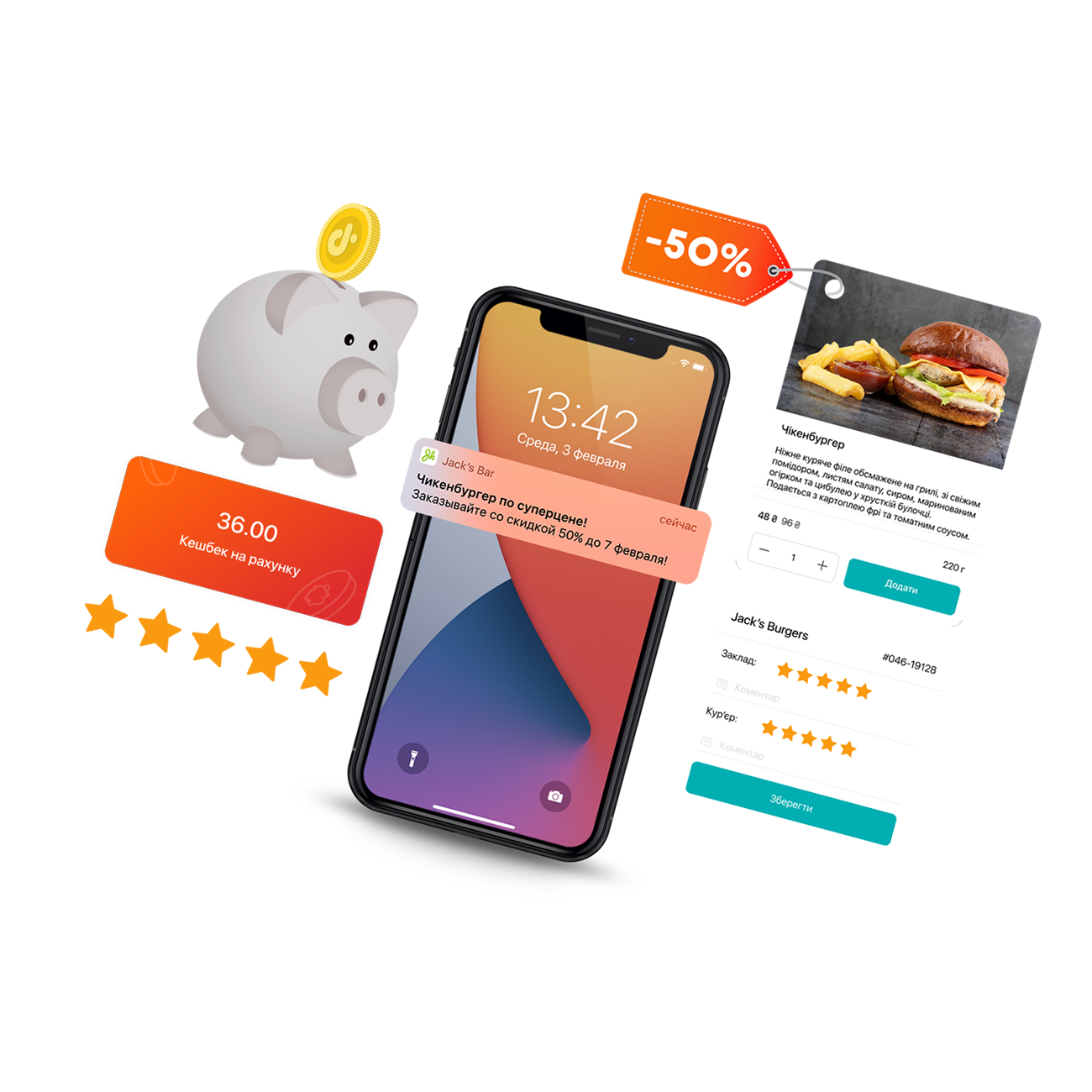 Маркетинг в сфері доставки їжі Dots Platform