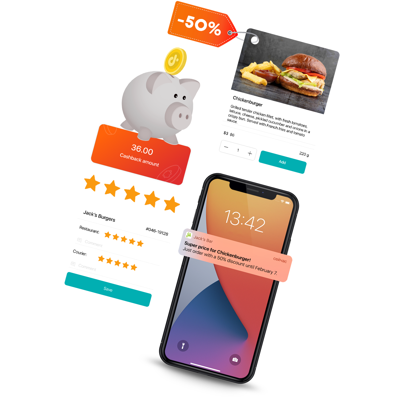 Marketing tools: promotions, cashback and push campaigns